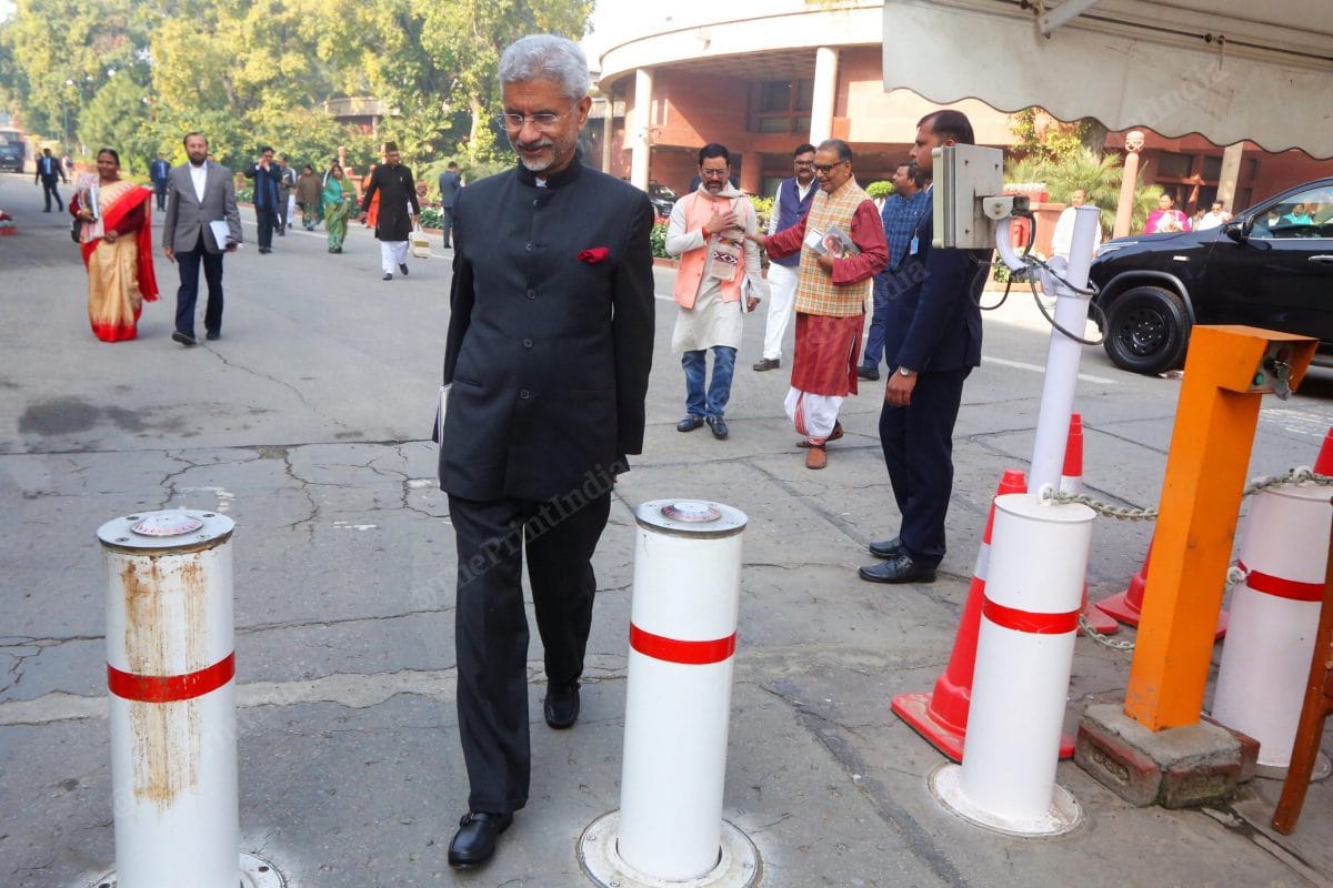 EAM Jaishankar heading to Parliament | Praveen Jain | ThePrint