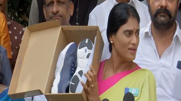 YSR Telangana chief YS Sharmila | Photo: ANI