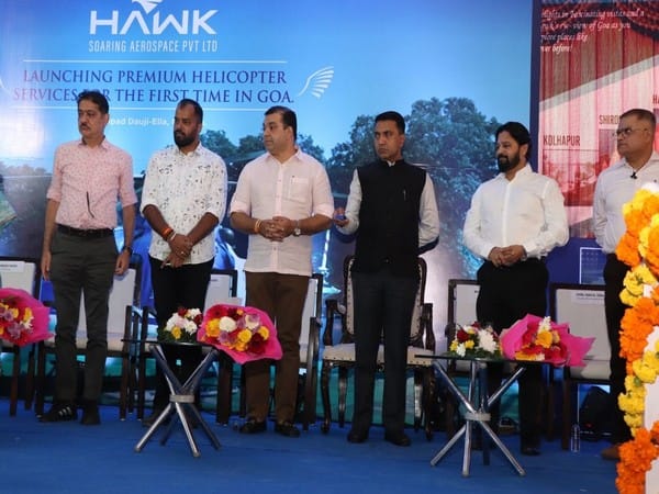 Goa CM Pramod Sawant launches helipad in Panaji
