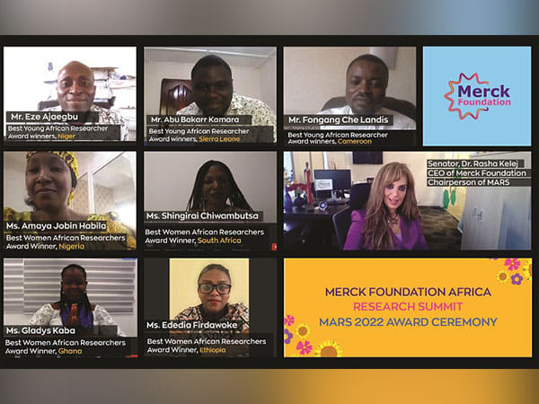 Merck Foundation, African Union, 11 African Ministers conducted Merck Foundation Africa Research Summit - MARS 2022 Awards Ceremony