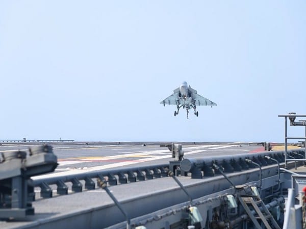 LCA Navy carries out maiden landing on indigenous aircraft carrier INS Vikrant