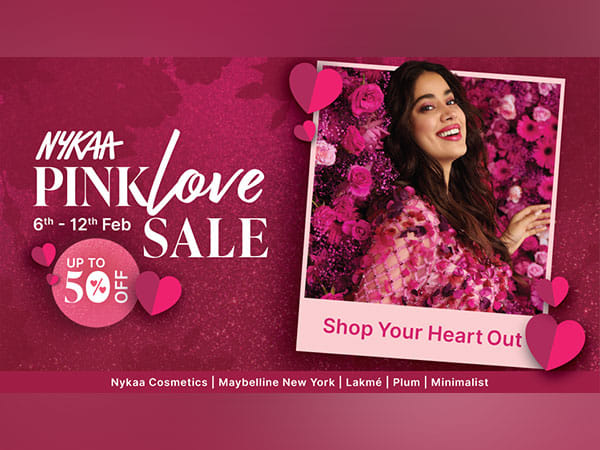 New Year, New You and a New Beauty Stash. Shop your heart out with Nykaa's Pink Love Sale