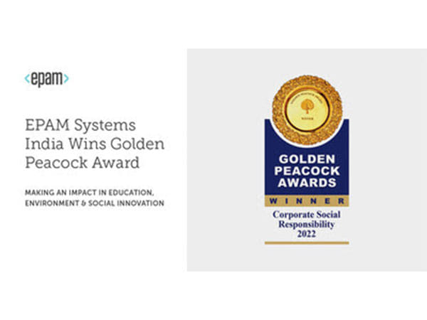 EPAM Systems India wins Golden Peacock Award for CSR Programs