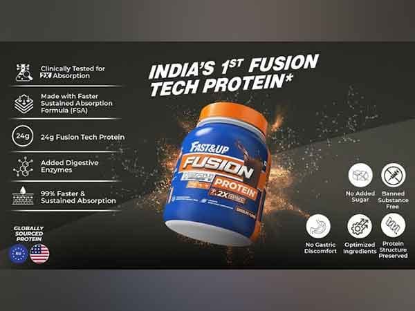 Fast&Up launches India's 1st Clinically Tested Blend of Plant and Whey Protein - Fusion
