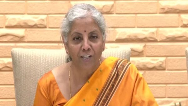 Union Finance Minister Nirmala Sitharaman | Photo: ANI