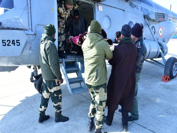 BSF airlifts 3 patients, mortal remains of 4 from difficult terrain in J-K