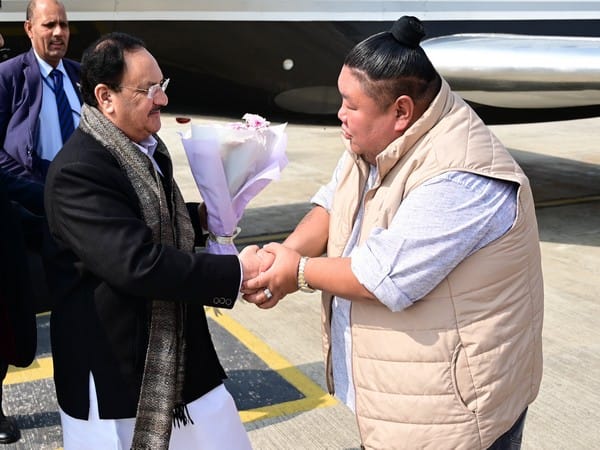 Nadda reaches Nagaland to launch BJP manifesto ahead of Assembly elections