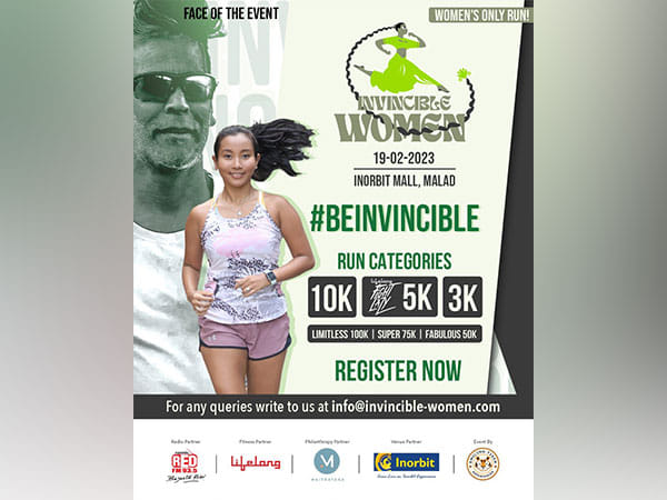 Milind Soman announced as the face of the 1st edition of Invincible Women's Run in Mumbai founded by Ankita Konwar 