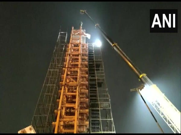 Delhi: 1 injured after part of under-construction metro pier falls near Haiderpur Badli