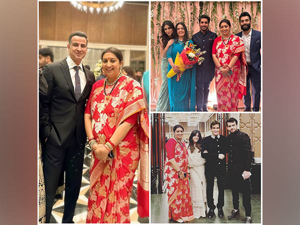 It's a mini 'Kyunki Saas Bhi Kabhi Bahu Thi' reunion at wedding reception of Smriti Irani's daughter