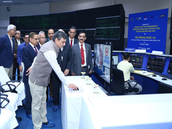 Delhi Metro launches India's first-ever indigenously developed signalling system i-ATS on Red Line