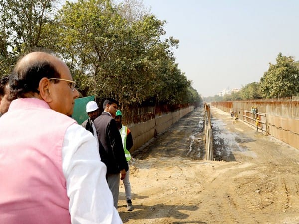 Delhi L-G inspects progress of airport drain project in Dwarka; to be completed by June 2023