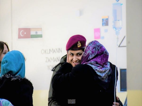 Major Beena Tiwari, seen hugging Turkish woman in viral pictures, recounts her experience in earthquake-hit country