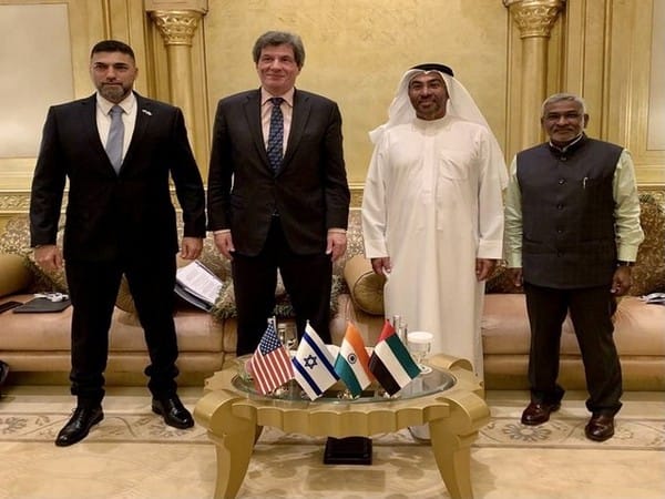 Secy Dammu Ravi attends I2U2 Sherpas meeting in Abu Dhabi