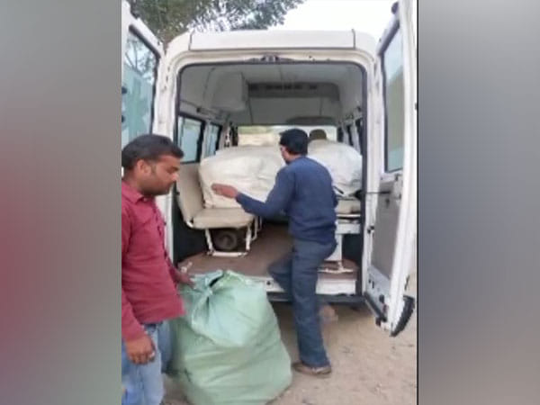 Rajasthan: Driver removed after video of ambulance transporting footwear goes viral