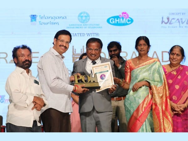 Venkateswarulu Jayavarapu, Managing Director of Vasantha Logistics, Wins Prestigious Pride of Hyderabad Award