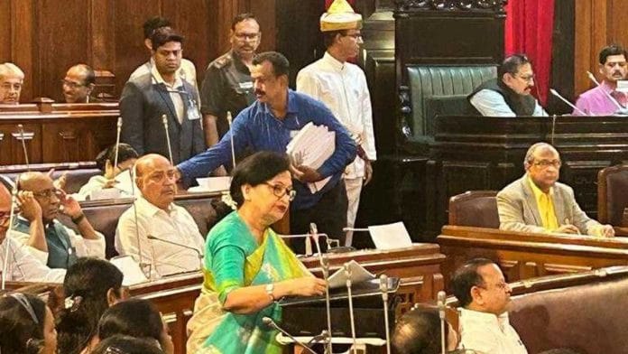 West Bengal MoS (Finance) Chandrima Bhattacharya presenting budget Wednesday | Sreyashi Dey | ThePrint