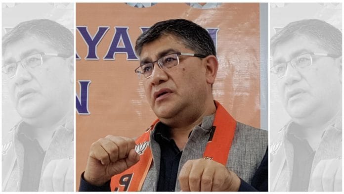 DR Thapa | Photo: @BJP4Sikkim/Twitter