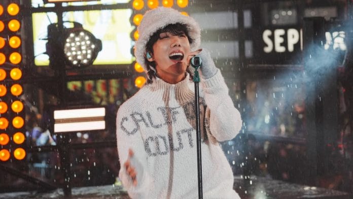 J-Hope performs in Times Square in New York, US | Reuters file photo