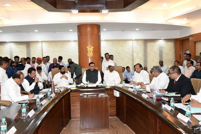 Maharashtra CM Eknath Shinde at Business Advisory Committee meeting of Legislative Assembly on 8 February, 2023 | ANI