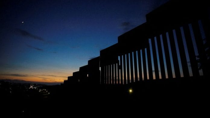 A section of the border wall between Mexico and the United States from Tijuana, Mexico 1 August, 2022 | Reuters