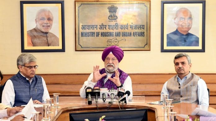 Union Minister for Housing & Urban Affairs Hardeep Singh Puri | Representative image | ANI file photo