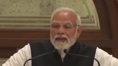 Prime Minister Narendra Modi speaking at inauguration of new campus of Aljamea-tus-Saifiyah in Mumbai on 10 February 2023 | Photo: Twitter/@NarendraModi