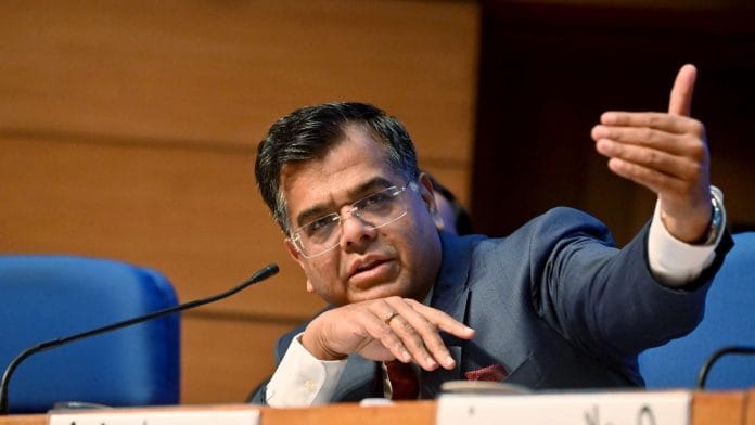 File photo of Finance Secretary TV Somanathan | Photo: ANI/Sanjay Sharma