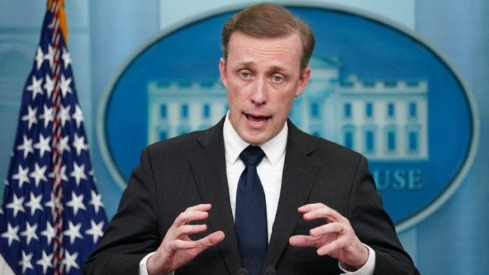 US White House national security adviser Jake Sullivan speaks at a press briefing at the White House in Washington, on 12 December, 2022 | Reuters
