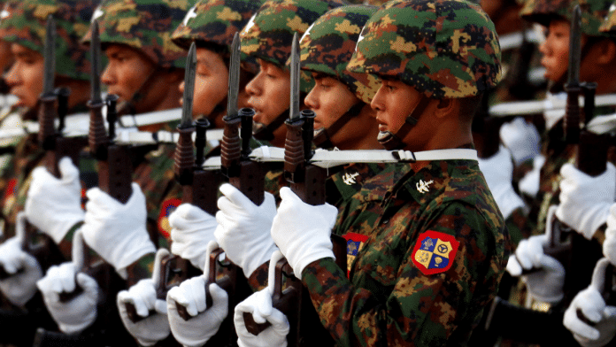 File photo of soldiers of Myanmar army | Reuters