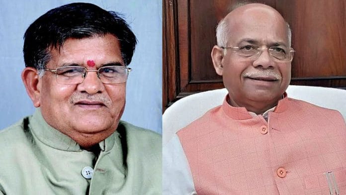 (From left) Gulab Chand Kataria; Shiv Pratap Shukla | ANI