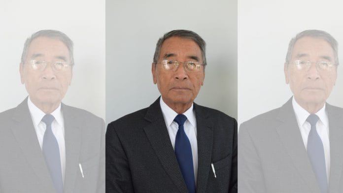 Former Nagaland CM and NPF leader Shurhozelie Liezietsu | Credit: NPF