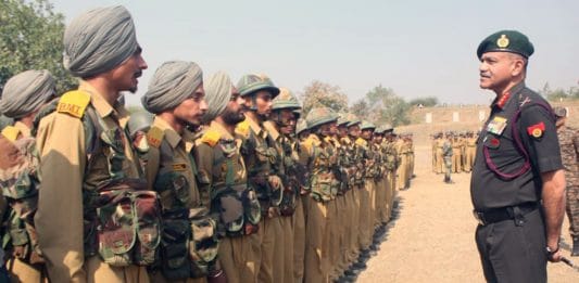 Adjutant General of Indian Army Lieutenant General C Bansi Ponnappa reviews the ongoing training of the first batch of Agniveers | ANI
