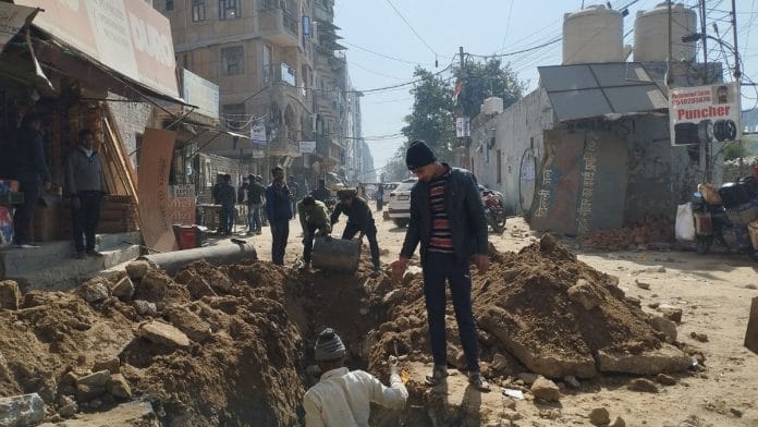 Shaheen Bagh and surrounding areas have become densely populated without facilities | Photo: Heena Fatima, ThePrint