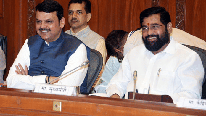 File photo of Chief Minister Eknath Shinde and Deputy Chief Minister Devendra Fadnavis | ANI