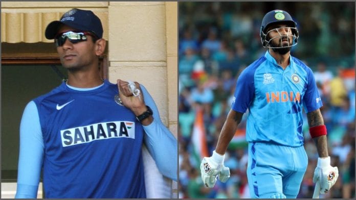 Venkatesh Prasad and K.L. Rahul | File photos via Commons and Twitter/@venkateshprasad