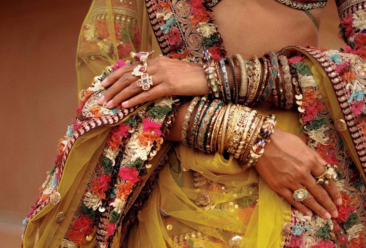 The various kinds of detailing in Indian bridal couture | Sabyasachi/Facebook