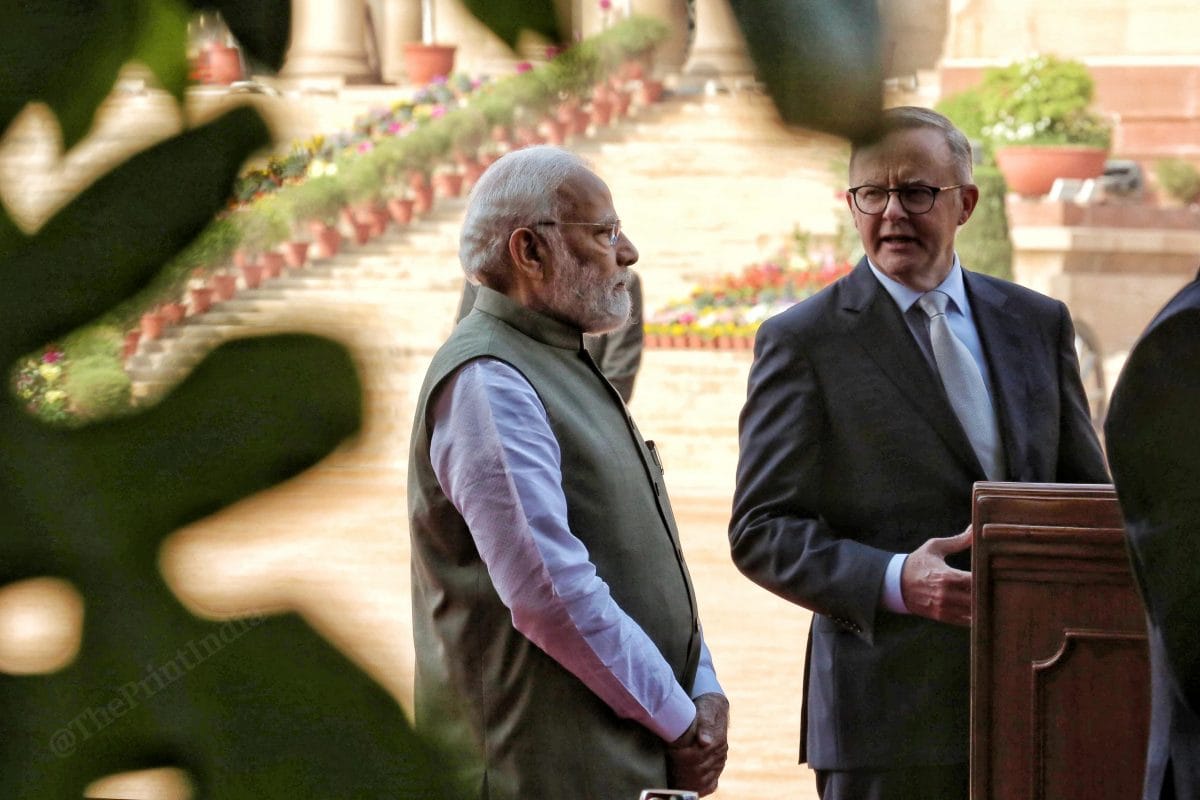 PM Anthony Albanese addresses the media | Photo: Praveen Jain | ThePrint