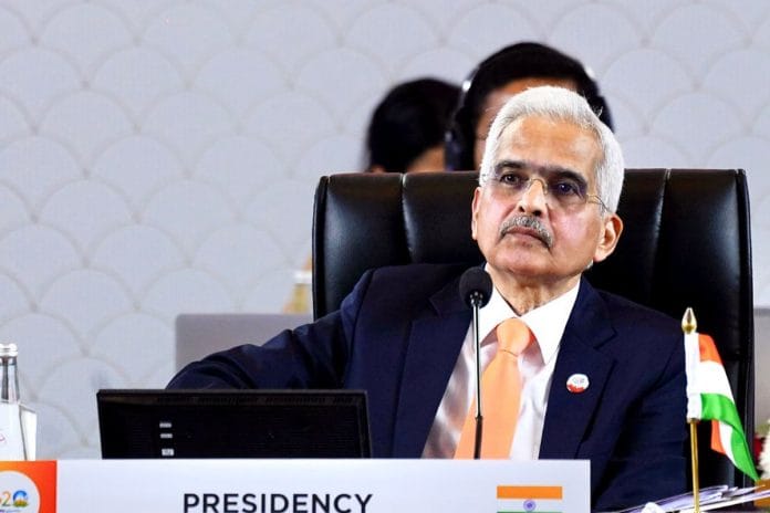 Reserve Bank of India (RBI) Governor Shaktikanta Das attends the 1st Finance Ministers and Central Bank Governors (FMCBG) Meeting under G20 India Presidency, in Bengaluru on 24 February, 2023 | ANI Photo