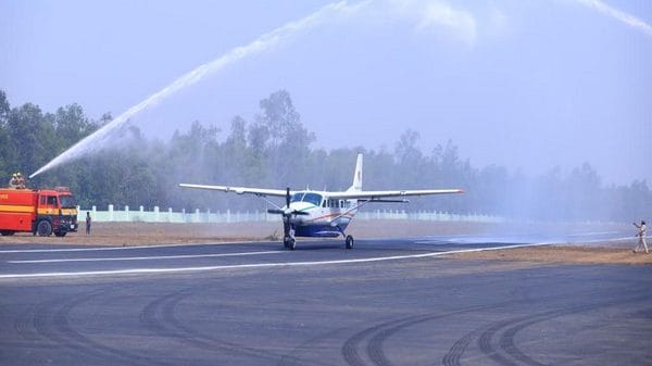 Odisha CM inaugurates flight service between Bhubaneswar and Rangeilunda airstrip