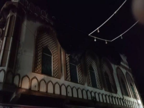 Aligarh mosque covered in tarp ahead of Holi celebrations to maintain peace