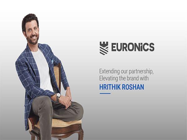 Euronics renews brand endorsement contract with Hrithik Roshan for the next 2 years
