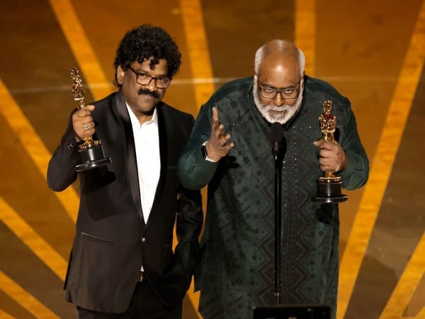 Watch: M.M Keeravani's musical acceptance speech wows audience at Oscars