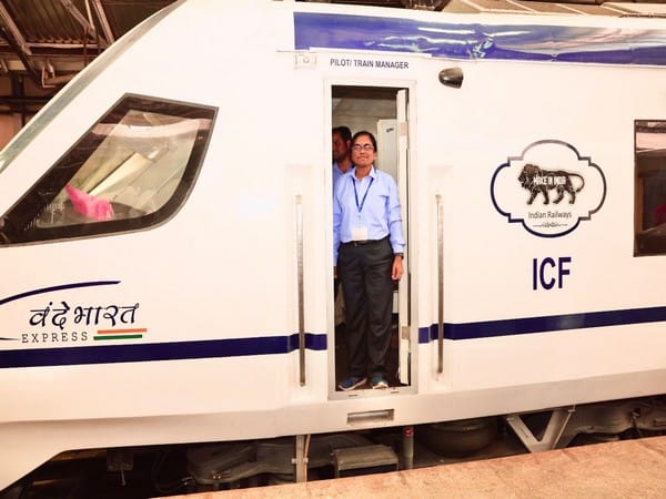 Surekha Yadav becomes first woman loco pilot of Vande Bharat Express train, Railways Minister shares picture