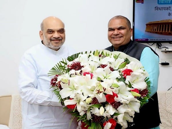 AAP MP meets Amit Shah in Delhi, discusses law and order situation in Punjab