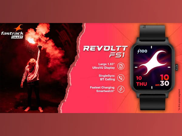 Fastrack Smart launches its most advanced BT Calling Smartwatch Revoltt FS1 at a special launch day Price of Rs 1695 with Flipkart