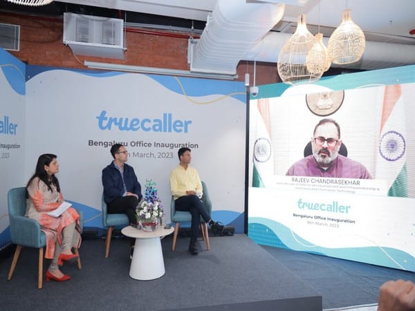 MoS Rajeev Chandrasekhar inaugurates Truecaller's largest office in India