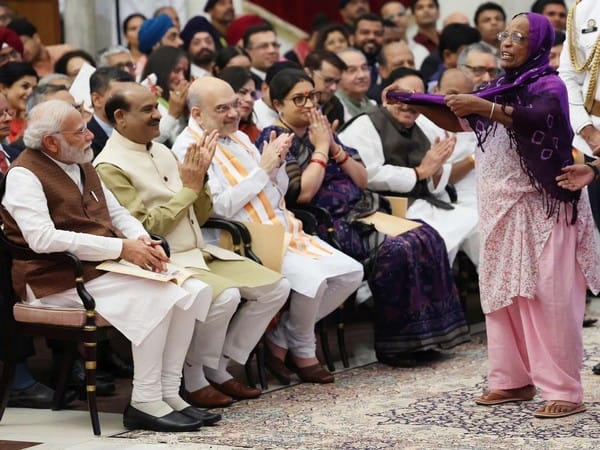 You filled our 'jholi' with happiness, an emotional Padma awardee tells PM Modi