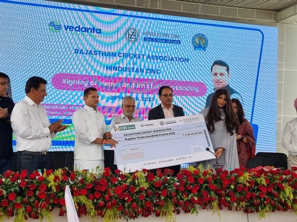 HZL signs MoU with Rajasthan Cricket Association to set up International Cricket Stadium in Jaipur