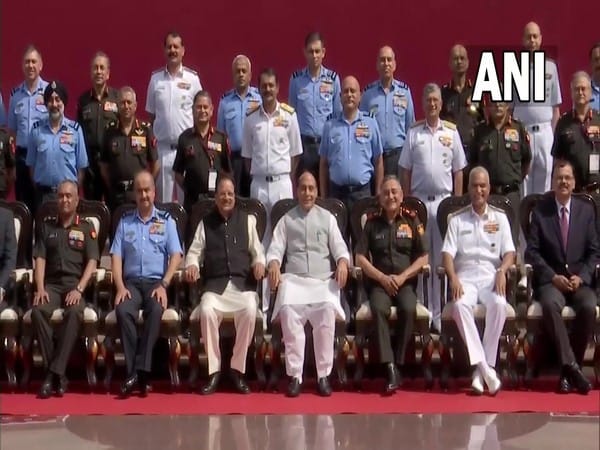 Rajnath Singh attends Combined Commanders' Conference 2023 in Bhopal